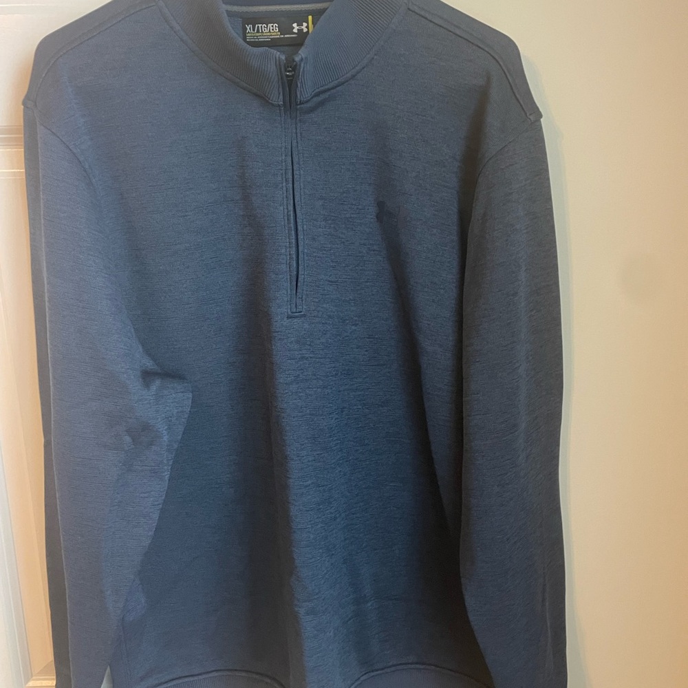 Under Armour Men's Zip-Up Sweater in Navy
